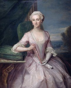 Portret van Mevrouw Shakespeare, 1739